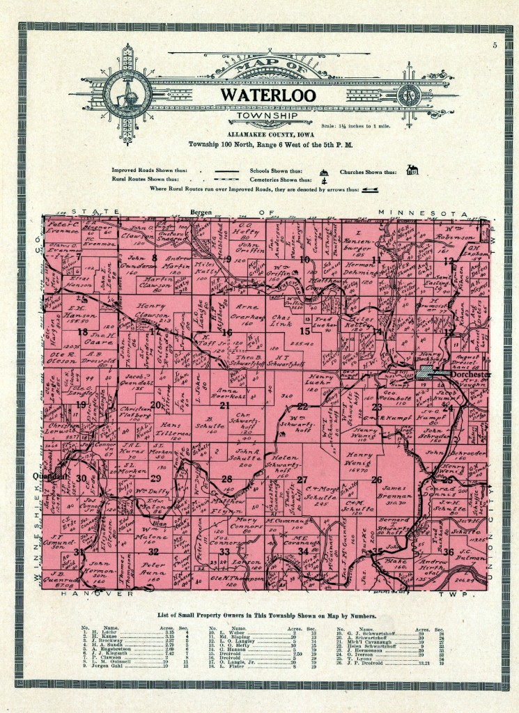 HighResolution Plat Maps for Houston, Allamakee and Winneshiek